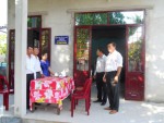 Nhà “Mái ấm Công đoàn” của chị Nguyễn Thị Dung A- CĐ Trường THCS Nguyễn Huệ