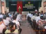 Quang cảnh Hội nghị Báo cáo viên Công đoàn quý 3/2013