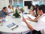 Đoàn kiểm tra Liên đoàn Lao động tỉnh làm việc với lãnh đạo và công đoàn nhà máy may xuất khẩu GILIMEX-PPJ Quảng Trị