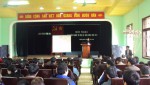 Đ/c Nguyễn Thị Hoài Lê- Phó Chủ tịch LĐLĐ tỉnh triển khai nội dung tập huấn