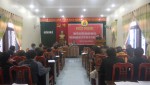 Đ/c Nguyễn Thị Hoài Lê - Phó Chủ tịch LĐLĐ tỉnh phát biểu tại Hội nghị