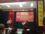 Đồng chí Thái Vĩnh Liệu, Phó Bí thư Thường trực Tỉnh uỷ phát biểu tại Hội nghị