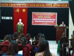 LĐLĐ Thị xã Quảng Trị: Tổ chức hội nghị tuyên truyền về phẩm chất người phụ nữ Việt Nam thời kỳ đẩy mạnh CNH-HĐH đất nước