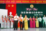 Hội thi cán bộ CĐCS giỏi của LĐLĐ thị xã Quảng Trị