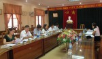 Đoàn kiểm tra LĐLĐ tỉnh làm việc với Công đoàn Viên chức tỉnh