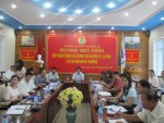 Hội nghị trực tuyến Tập huấn về chuyên đề chính sách kinh tế - xã hội, thi đua khen thưởng (Điểm cầu LĐLĐ tỉnh Quảng Trị)
