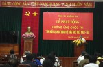 Đồng chí Phạm Đức Châu, Phó Bí thư Thường trực Tỉnh ủy phát biểu tại Lễ phát động