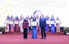 Chị Nguyễn Thị Hạnh Nguyên nhận bằng khen tại hội nghị biểu dương cán bộ nữ công tiêu biểu toàn quốc năm 2019
