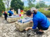 Chi đoàn cơ quan LĐLĐ tỉnh: Lao động vệ sinh tại Nghĩa trang liệt sỹ quốc gia Đường 9