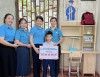 CĐCS Trường MNCL Vĩnh Hà: Trao tặng “Góc học tập cho em”