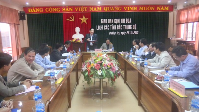 Cụm thi đua LĐLĐ các tỉnh Băc Trung bộ kiểm tra tại Quảng Trị