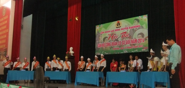 LĐLĐ huyện Đakrông tổ chức Hội thi "Cán bộ Công đoàn cơ sở giỏi"