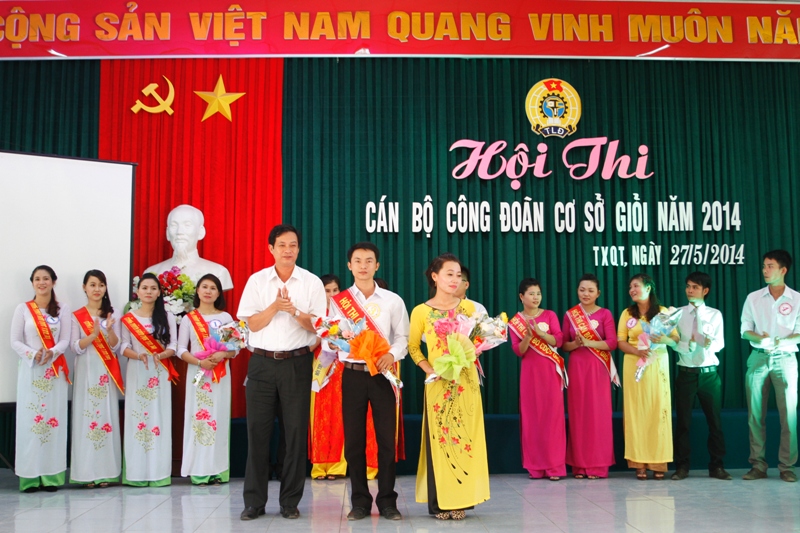 Hội thi cán bộ CĐCS giỏi của LĐLĐ thị xã Quảng Trị