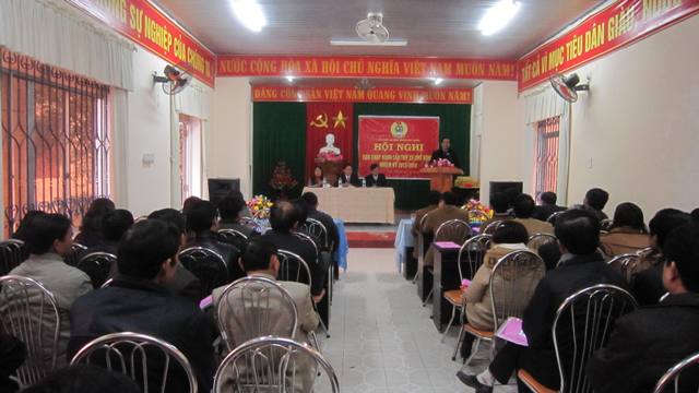 LĐLĐ huyện Triệu Phong: Hội nghị Ban chấp hành lần thứ XII  (nhiệm kỳ 2013-2018)