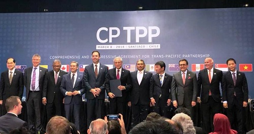 CPTPP được ký kết tại Chile vào ngày 8 tháng 3 năm 2018.