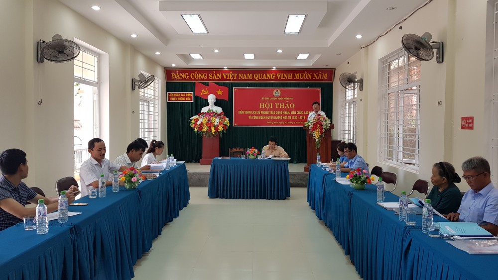Hội thảo biên soạn Lịch sử phong trào CNVCLĐ và Công đoàn huyện Hướng Hóa 1930-2018