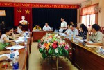 Đồng chí Nguyễn Thế Lập - Chủ tịch LĐLĐ tỉnh phát biểu kết luận tại Hội nghị