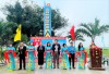 Khánh thành, bàn giao công trình Bia Di tích lịch sử Lùm Đình  tại thôn Linh An, xã Triệu Trạch