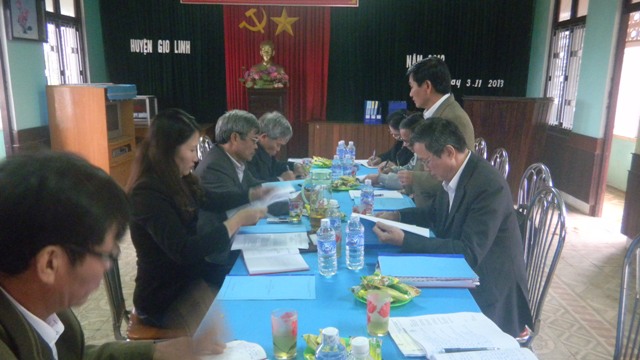 Đ/c Trần Văn Bến – Phó Chủ tịch LĐLĐ tỉnh phát biểu tại buổi làm việc