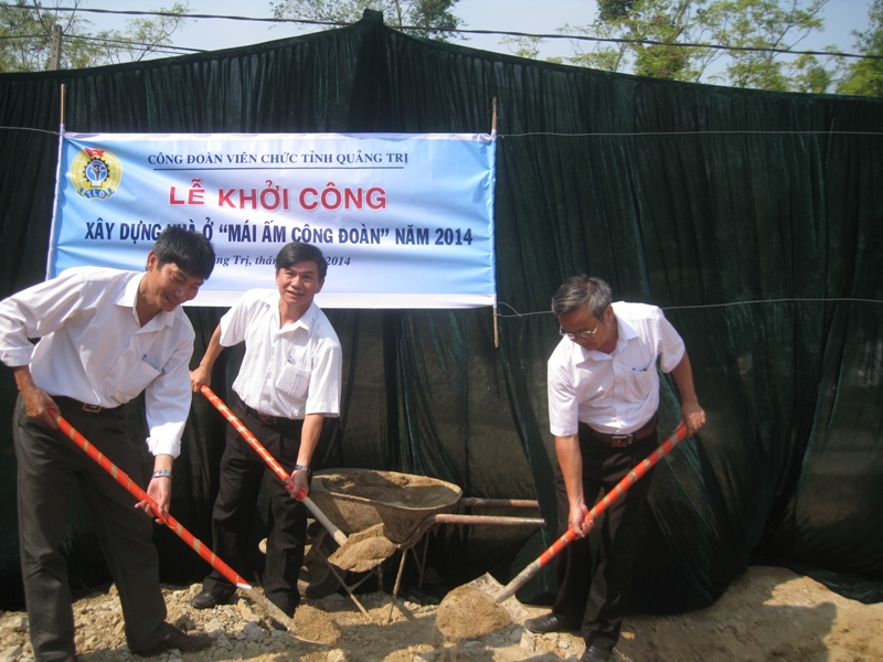 Công đoàn Viên chức tỉnh khởi công xây dựng nhà “Mái ấm Công đoàn”