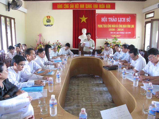Hội thảo về phong trào công nhân và công đoàn huyện Vĩnh Linh