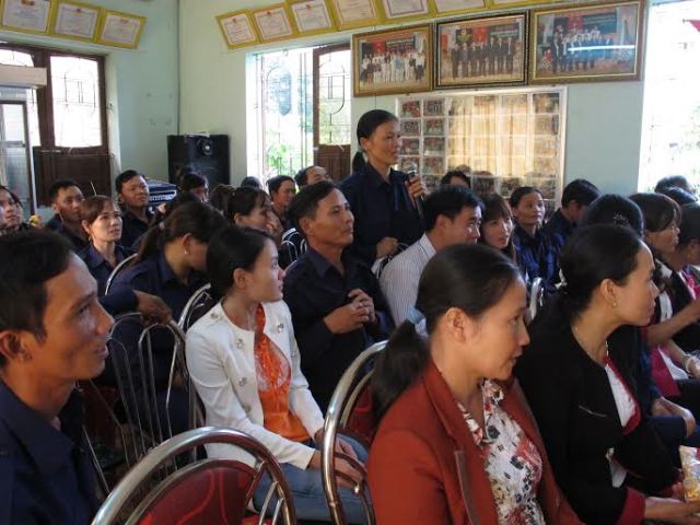 Một buổi tuyên truyền pháp luật lao động cho CNLĐ huyện Gio Linh