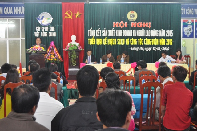 Công ty CP TMXNK Việt Hồng Chinh tổ chức Hội nghị Người lao động năm 2016