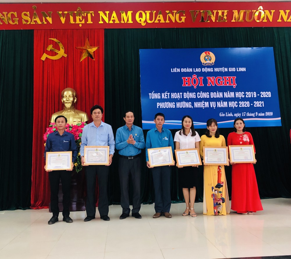Gio Linh: Tổng kết hoạt động công đoàn năm học 2019-2020